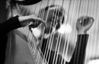 Concert de flûte et de harpe. Le vendredi 16 mars 2012 à La Garenne-Colombes. Hauts-de-Seine. 